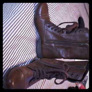 Steve Madden combat boots